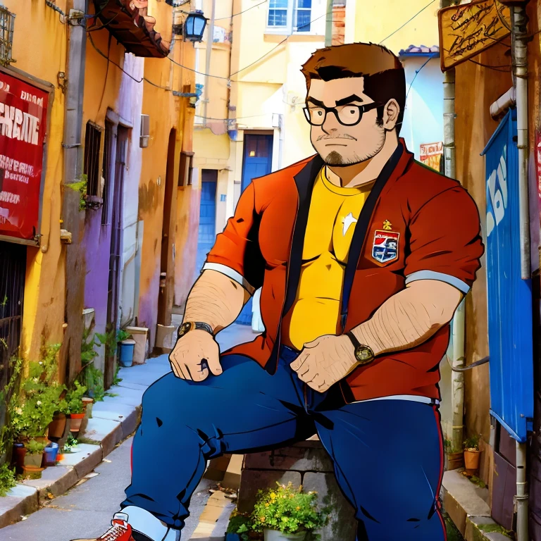 (masterpiece, best quality:1.2), man，solo