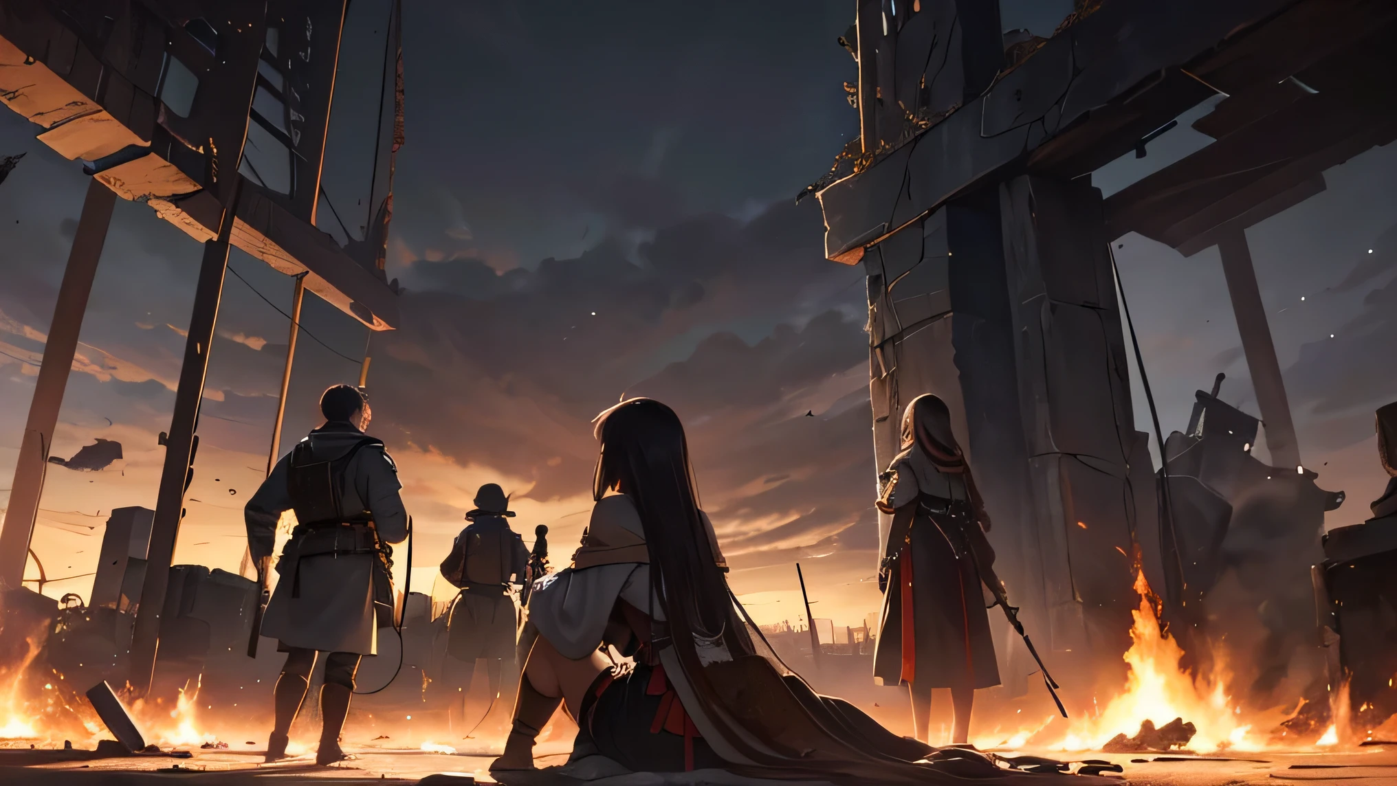 People have forgotten the original reason for the conflict, Lost in an endless cycle of revenge and retaliation. The generations that lived in the midst of this chaos only knew war as a way of life. A paz era uma quimera, a distant idea conveyed by stories of forgotten times.