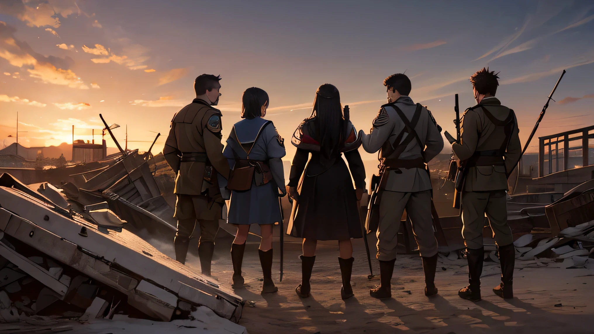 People have forgotten the original reason for the conflict, Lost in an endless cycle of revenge and retaliation. The generations that lived in the midst of this chaos only knew war as a way of life. A paz era uma quimera, a distant idea conveyed by stories of forgotten times.