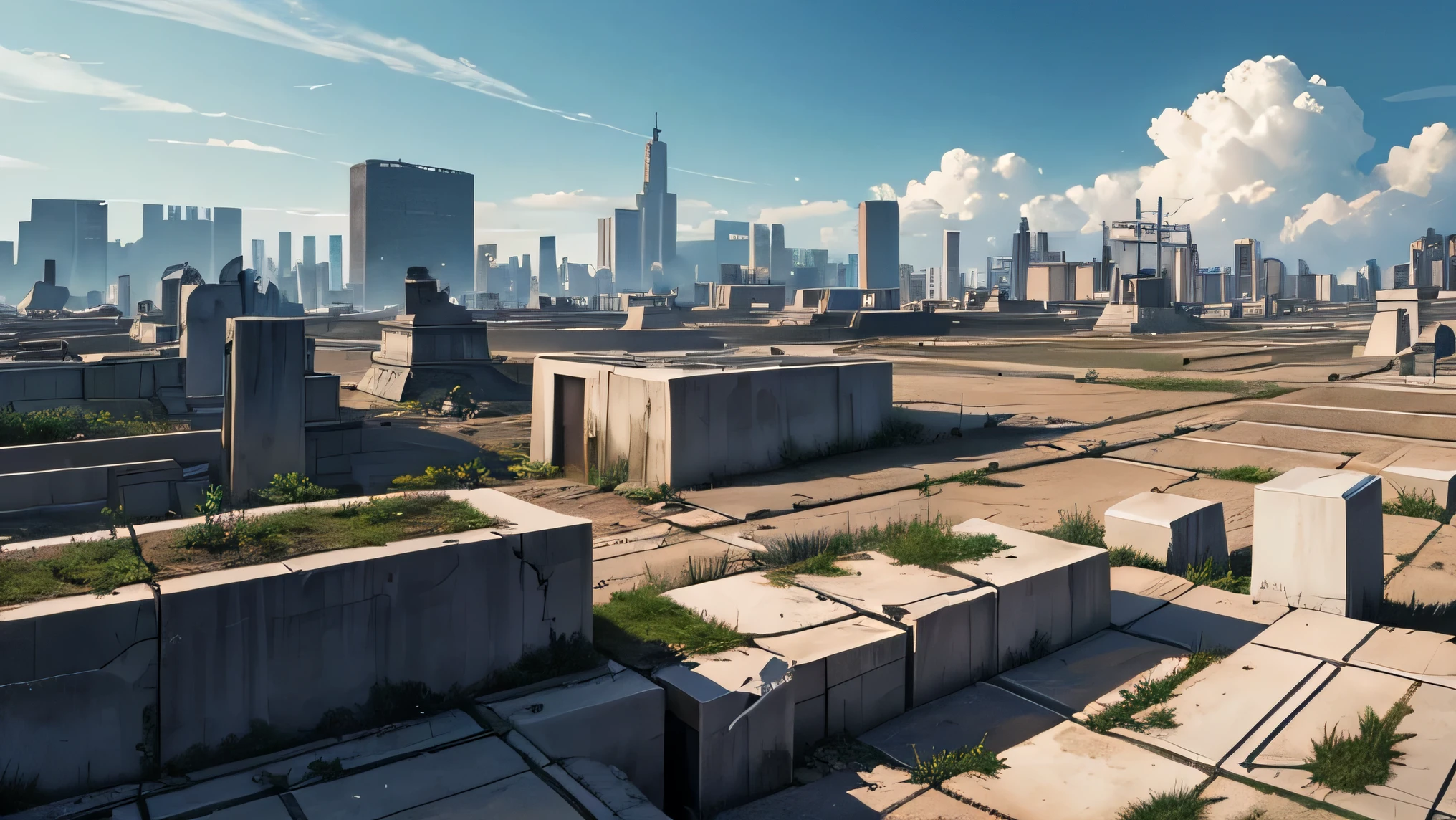 As the decades passed, the world transformed into an apocalyptic landscape. O meio ambiente foi devastado, os recursos naturais foram esgotados, and the world population was decreasing rapidly. Cidades, uma vez cheio de vida, were now vast cemeteries of concrete and steel.