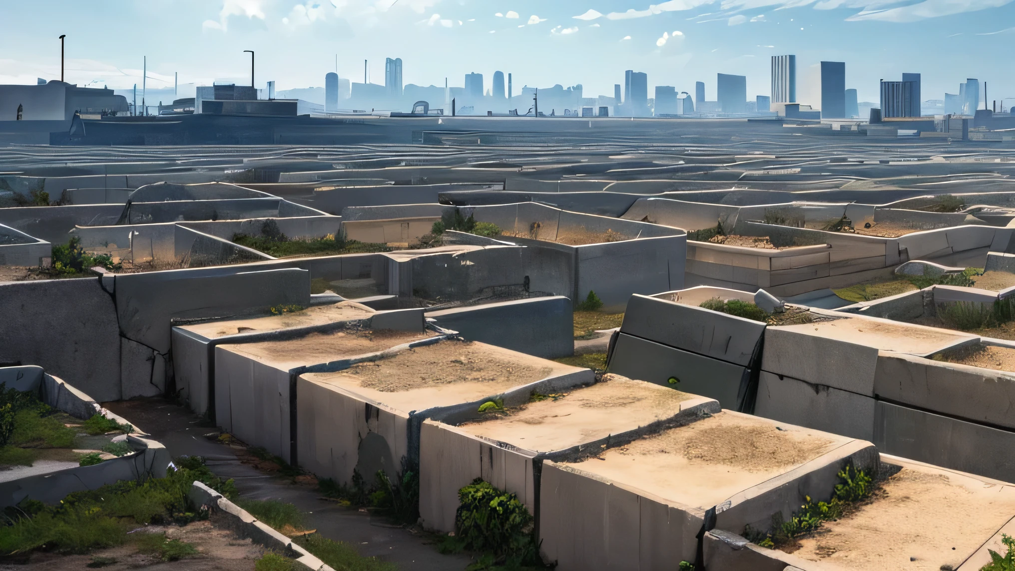 As the decades passed, the world transformed into an apocalyptic landscape. O meio ambiente foi devastado, os recursos naturais foram esgotados, and the world population was decreasing rapidly. Cidades, uma vez cheio de vida, were now vast cemeteries of concrete and steel.