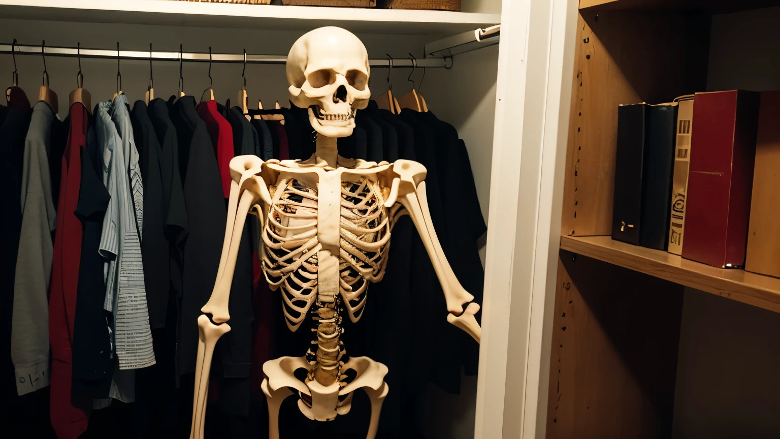 skeleton in the closet