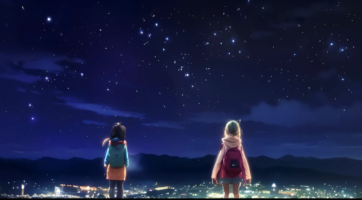 Rin shima, female, teenage, Nadeshiko kagamihara, female, teenage, yuru camp