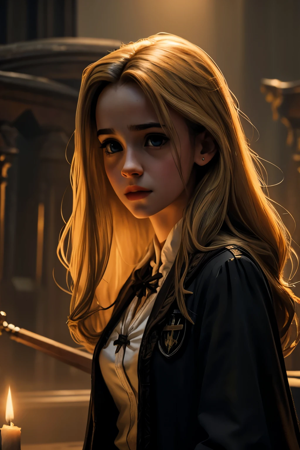 Alta qualidade, Hermione Granger sexy, Draco Malfoy sexy, beijando, alta qualidade, 32k qualidade, sexy, quente