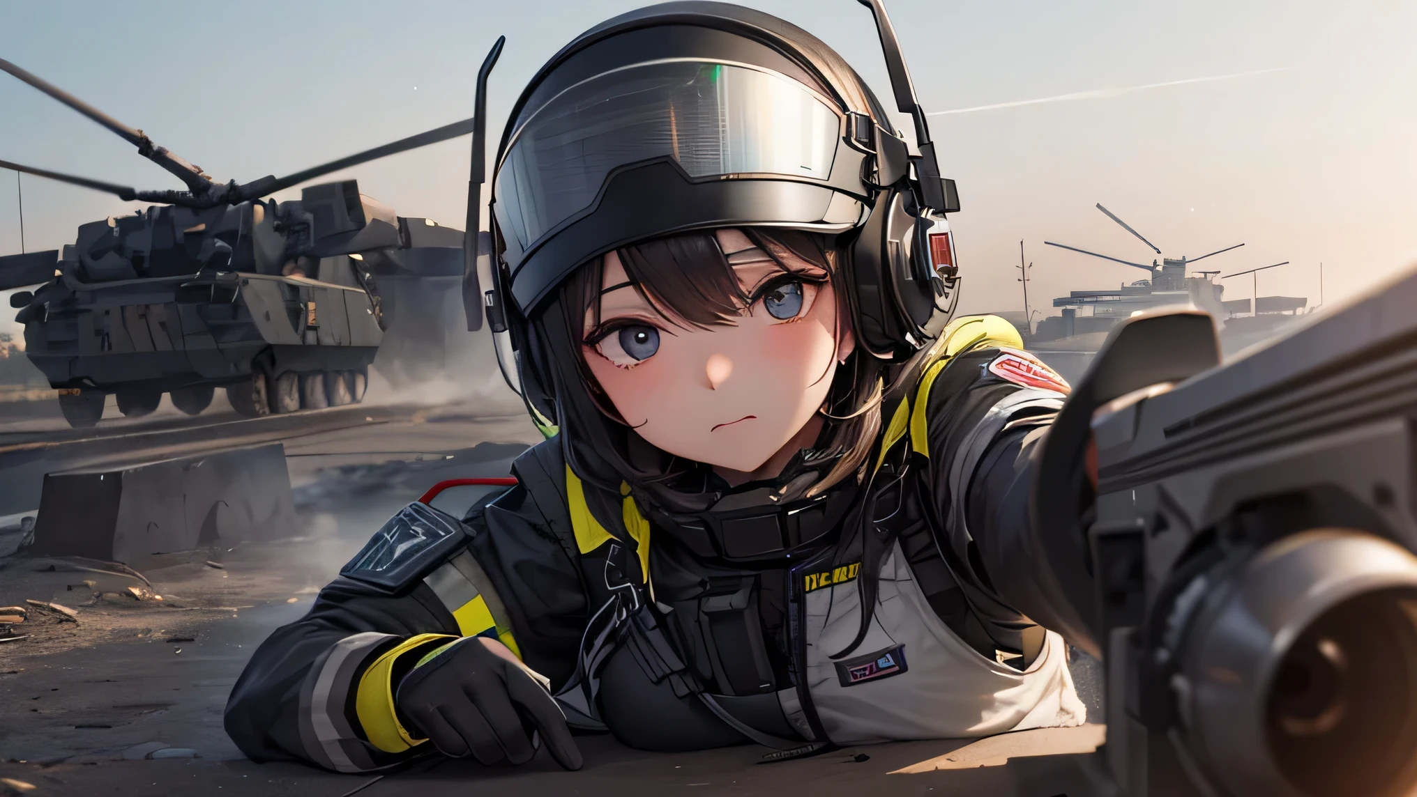 tecnologia, that was once the hope of a bright future, now it only served to improve war machines. Artificial intelligence has taken control of military operations, without emotion or compassion. War was no longer led by humans, but by ruthless algorithms that saw only strategy and numbers.