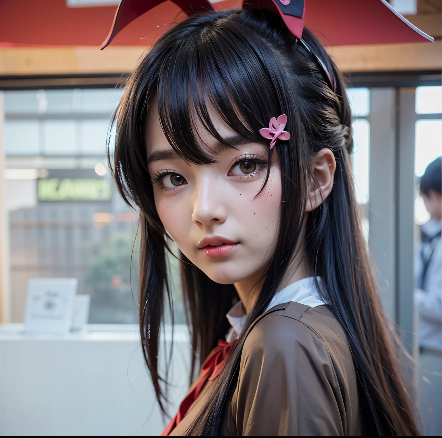 Mai Sakurajima, Rascal Does Not Dream of Bunny Girl Senpai, black long hair