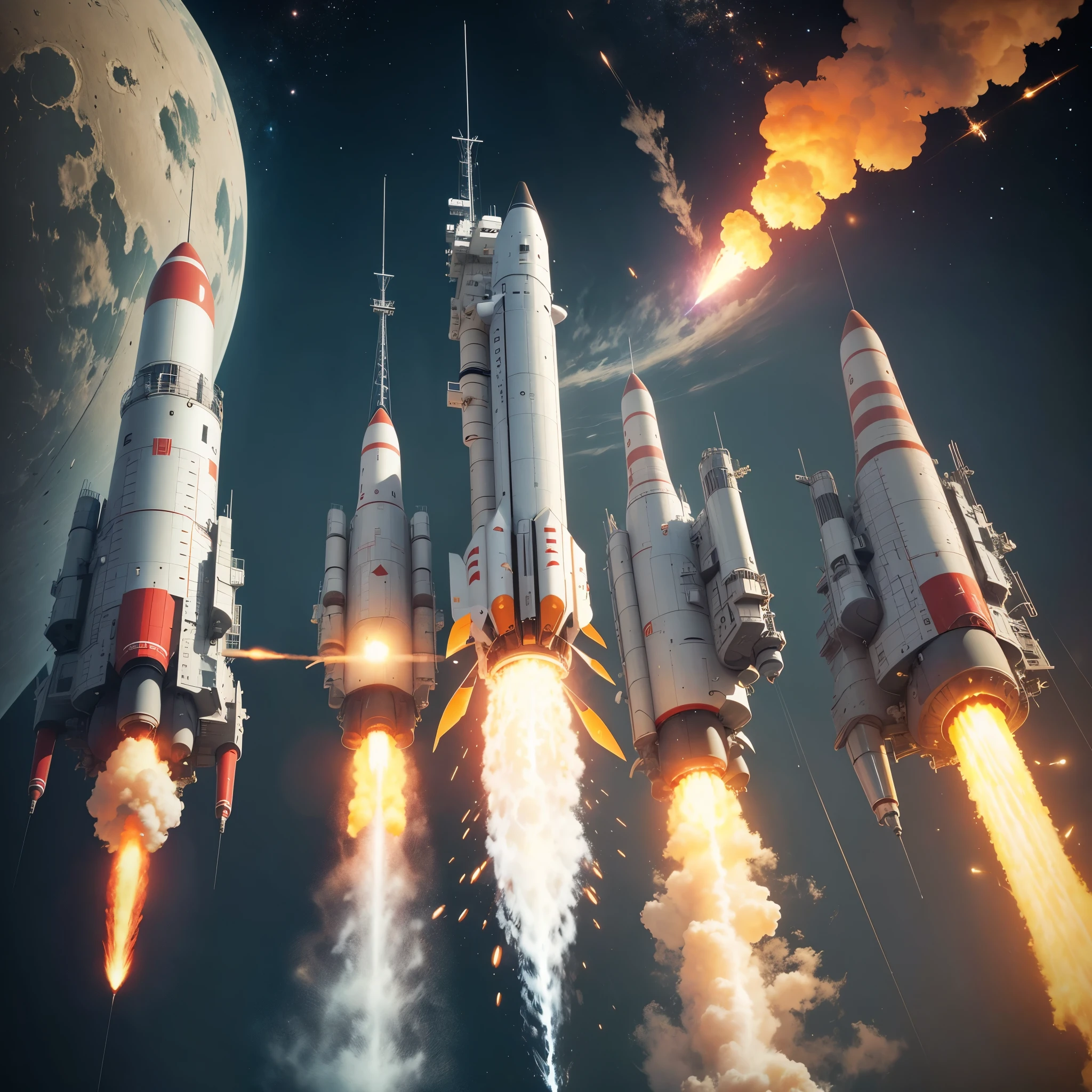 Metal bird-like ship, plastic, blindagem Liza. planos futurista fundo nave de guerra, futurista voando 4k