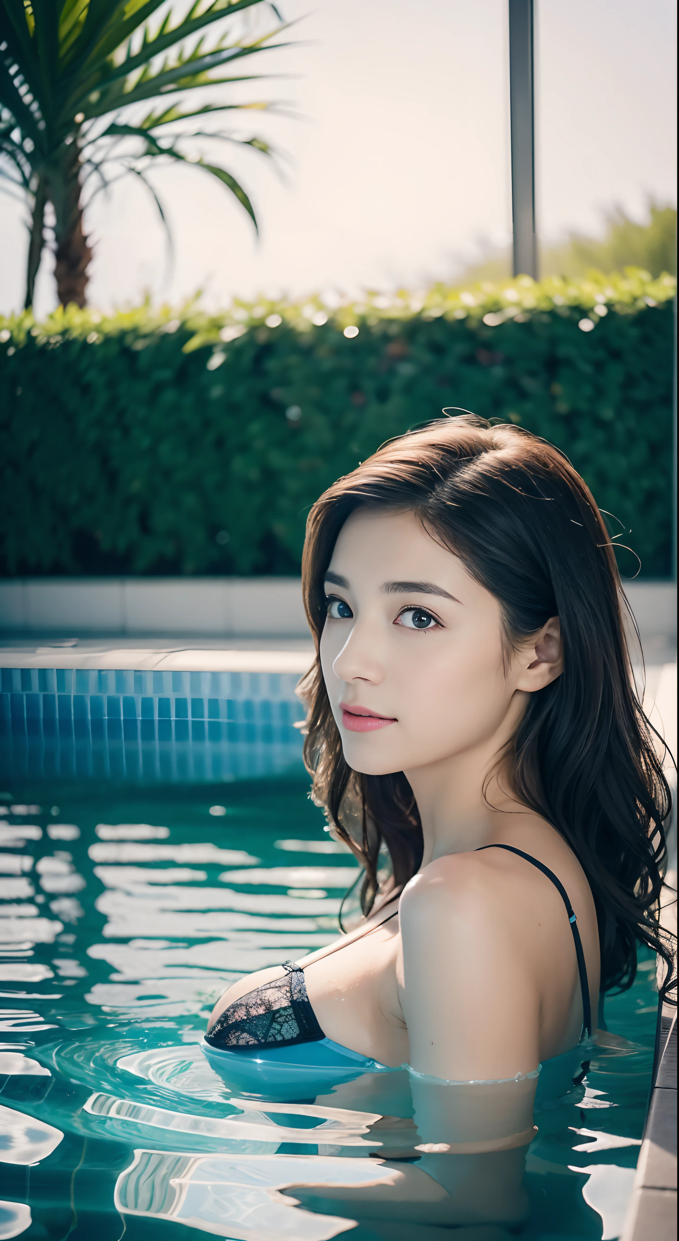 (Résolution 8K,(Portrait d’une personne pris dans une piscine),à cru),(plusieurs femmes,22 ans,((le visage délicat,Visage détaillé,visage mignon,visage mature,visage rougi),(Cheveux lâches,Micro-boucles de cheveux longs,Gouttelettes d’eau sur les cheveux,cheveux humides)),Peau lisse et claire,Peau humide,(Meilleur type de peau:1.21),Tache mammaire de couleur chair,silhouette parfaite,Dos parfait,Texture de peau délicate,((Dos lisse,culotte en dentelle,(de couleur noire,couleur rouge),(Plongez dans la piscine,S'ébattre,Plusieurs personnes gambadent)),jambe délicate,main parfaite),(Rassemblements de luxe au bord de la piscine,Scène de plusieurs personnes gambadant dans l’eau,Éclaboussures de vagues,Détails environnementaux exquis),(éclairage professionnel,éclairage artistique),((mature et jeune,Sexy et mignon,La réfraction de la lumière dans la vapeur d'eau))),(Ligne du nombre d’or,objectif artistique,Photographie Hasselblad,chef-d'œuvre:1.3),(art avancé,fond d'écran HD,Propagande officielle,Plateforme artistique)
