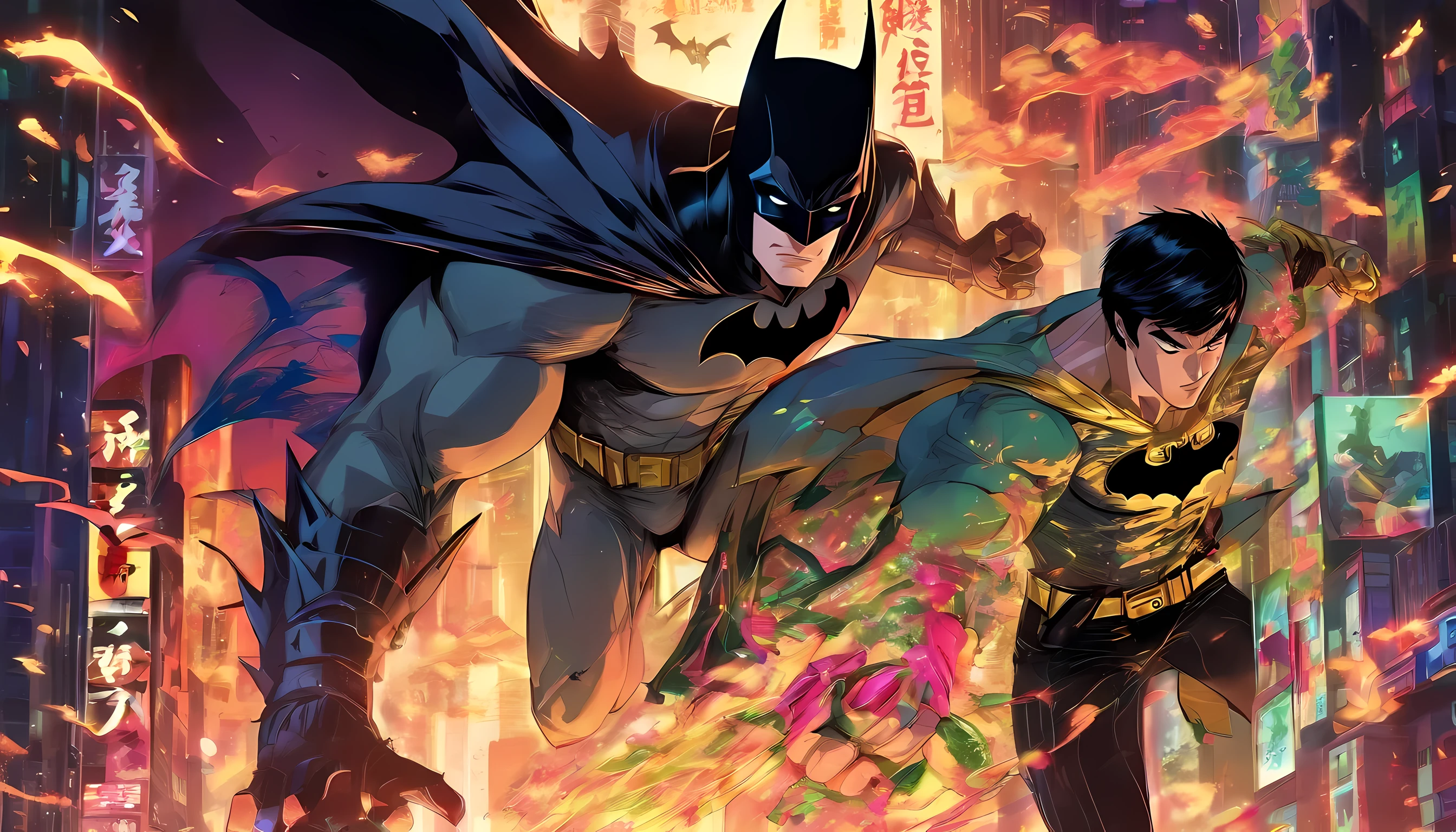 batman and bruce lee