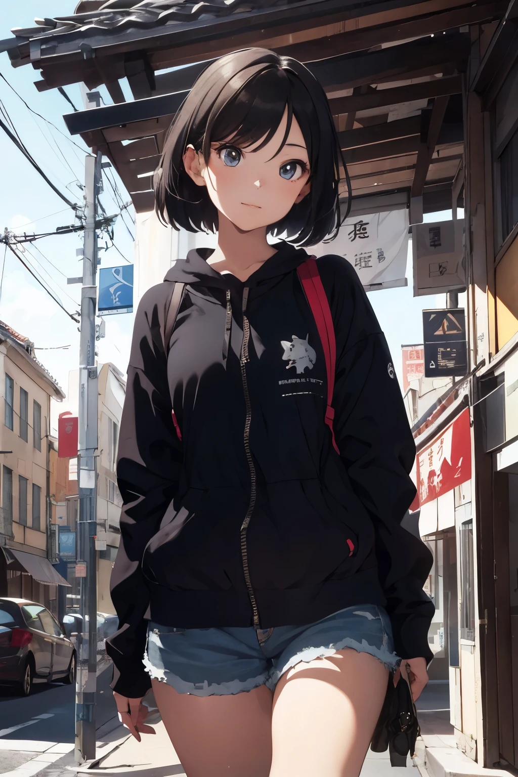 InstaGirl: A captivating digital illustration of a young woman in a modern setting, exuding an irresistible charm and allure. By: Bishōjo Kei, stunning Insta-art, Bishōjo Kei, Yūki Mori, digital art masterpiece, beautiful Insta-scenery, insta-background art, insta-wallpaper, insta-wallpaper HD, insta-art wallpaper, insta-art wallpaper HD, details Reinforced, perfect detail processing. ((Best Quality)), ((Masterpiece)), (Details: 1.4), Anatomical, Award-winning concept art, Beautiful, Fine detail, 1 girl