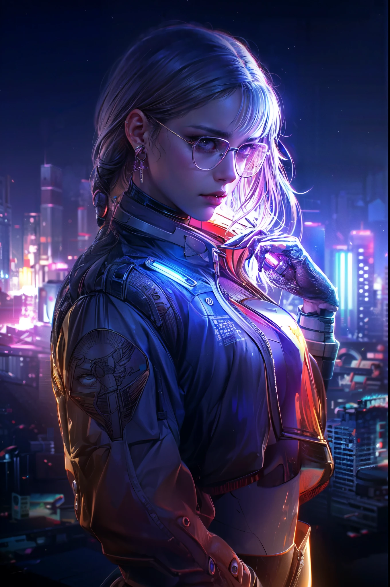 girl geek sci fi futuristic sci fantasy computer anime anime wallpaper black screen hd, in the style of yanjun cheng, brandon woelfel, masamune shirow, hyper-realistic details, aggressive digital illustration, animated gifs, reimagined by industrial light and magic