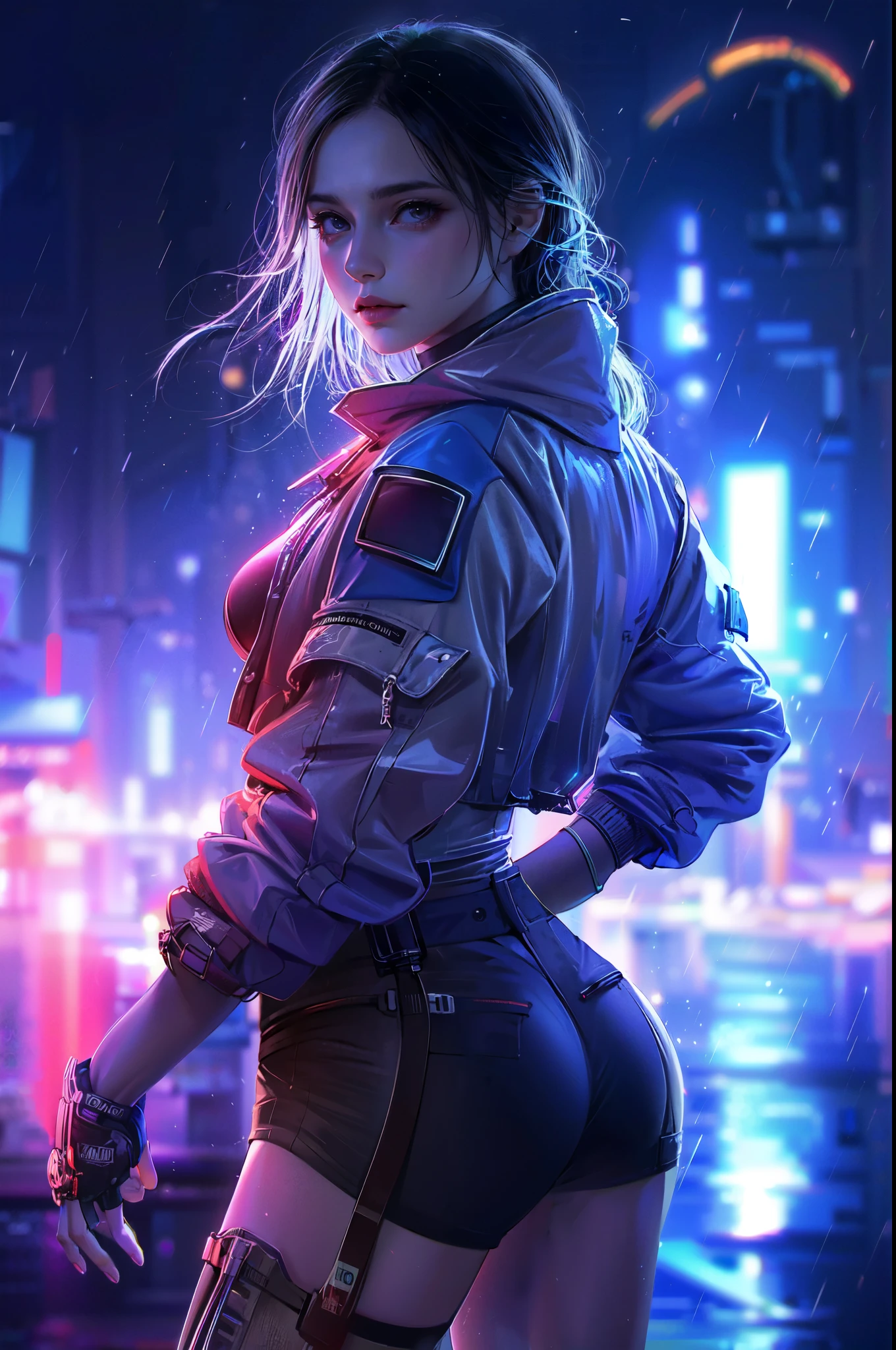 girl geek sci fi futuristic sci fantasy computer anime anime wallpaper black screen hd, in the style of yanjun cheng, brandon woelfel, masamune shirow, hyper-realistic details, aggressive digital illustration, animated gifs, reimagined by industrial light and magic