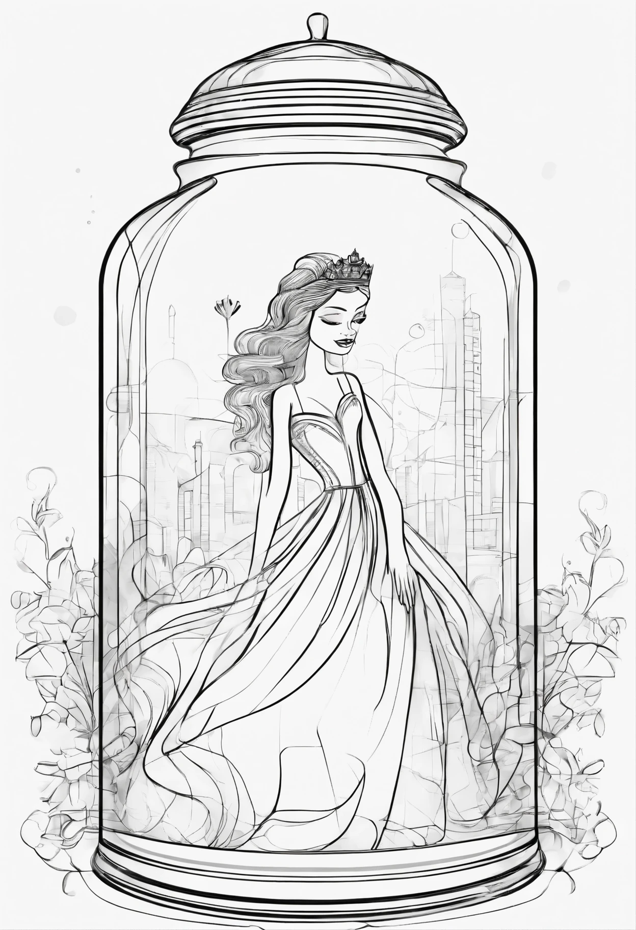 Princess in a jar