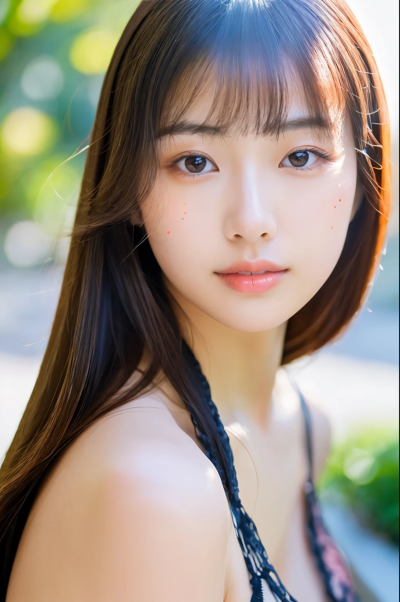 japanese woman,1 female,beautiful,20-year-old,Real natural skin,(RAW photo, highest quality),(realistic, photo-realistic:1.3), clean, masterpiece,finely,masterpiece,super detailed,High resolution,(best illustrations),(best shadow),Complex, bright, Lens Distortion Correction, Far Lens