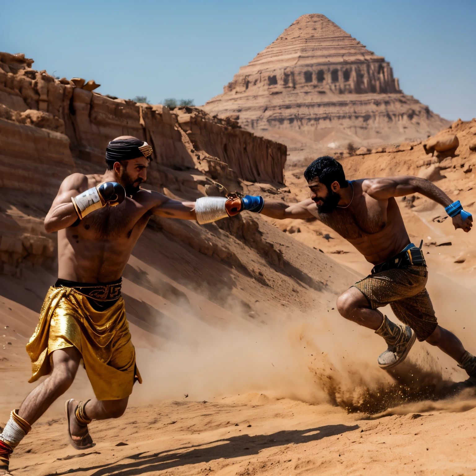 Great Cyrus fighting with Arabs for the Persian gold
