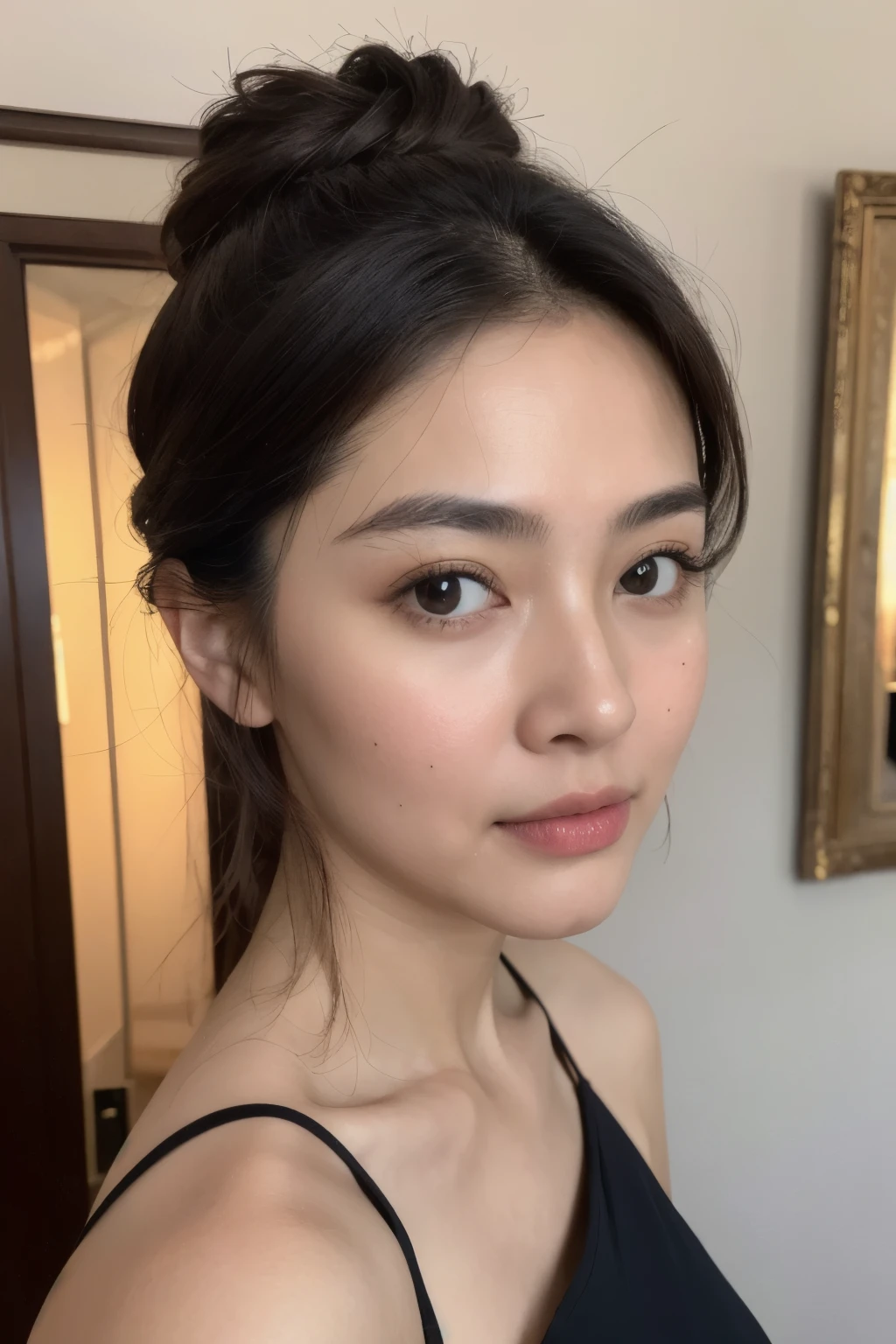 ((highest quality)), ((masterpiece)), (be familiar with), perfect face, 40 years old,