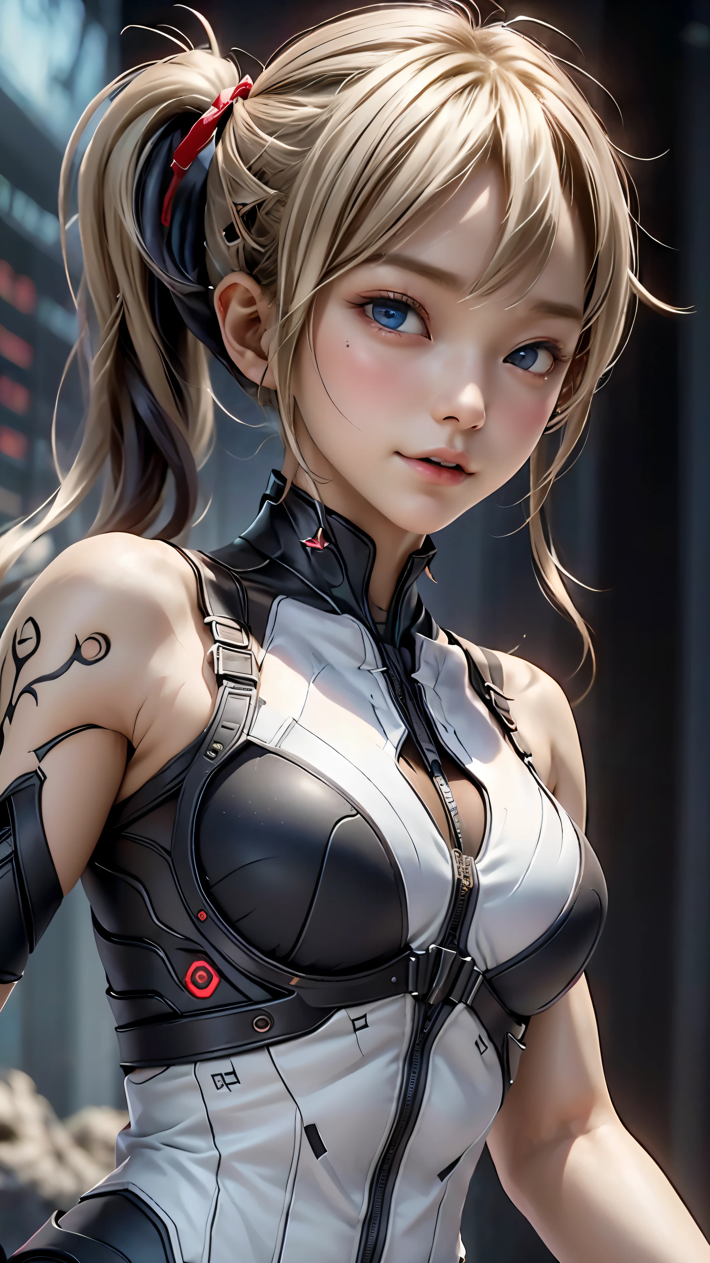 ((highest quality)), ((masterpiece)), (be familiar with:1.4), 。.。.。.3D, beautiful cyberpunk woman image,nffsw(high dynamic range),ray tracing,NVIDIA RTX,super resolution,unreal 5,scattered below the surface,PBR texturing,Post-processing,anisotropic filtering,written boundary depth,maximum clarity and sharpness,multilayer texture,Albedo and specular maps,surface shading,Accurate simulation of light-matter interactions,perfect proportions,octane rendering,two-tone lighting,wide aperture,Low ISO、White balance、Rule of thirds、8,000 students、(())(((white and red clothes)))((blonde))