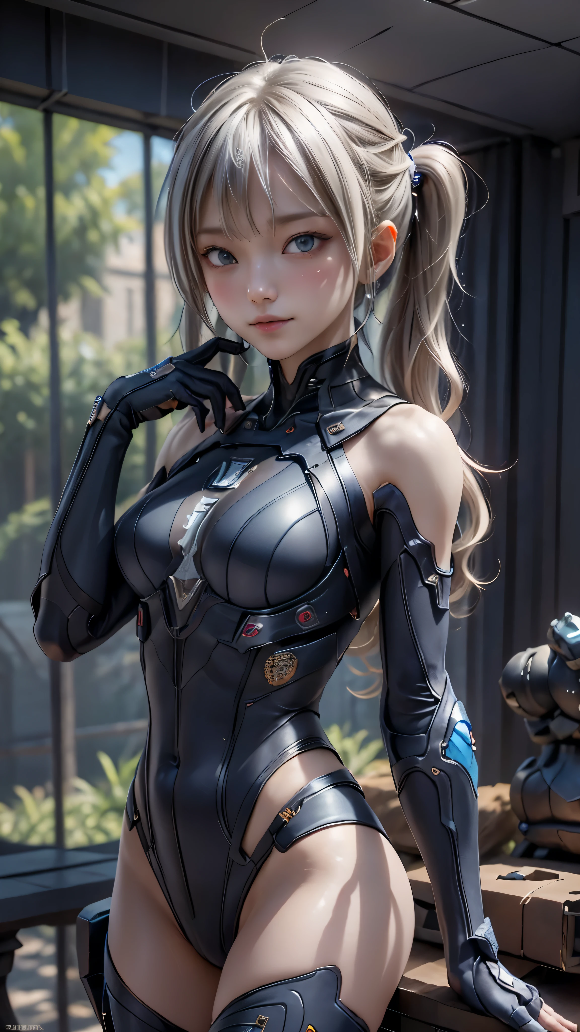 ((highest quality)), ((masterpiece)), (be familiar with:1.4), 。.。.。.3D, beautiful cyberpunk woman image,nffsw(high dynamic range),ray tracing,NVIDIA RTX,super resolution,unreal 5,scattered below the surface,PBR texturing,Post-processing,anisotropic filtering,written boundary depth,maximum clarity and sharpness,multilayer texture,Albedo and specular maps,surface shading,Accurate simulation of light-matter interactions,perfect proportions,octane rendering,two-tone lighting,wide aperture,Low ISO、White balance、Rule of thirds、8,000 students、((straight long hair))(((White and navy blue clothing)))(((blonde)))((12 years old))