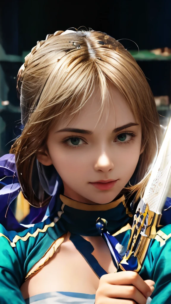 a close up of a person holding a sword in a dark room, fate / stay night, fate zero, artoria pendragon, fate stay night, fate/zero, anime style like fate/stay night, fate grand order, ufotable art style, alicization, unlimited blade works, ufotable, anime wallaper, anime epic artwork