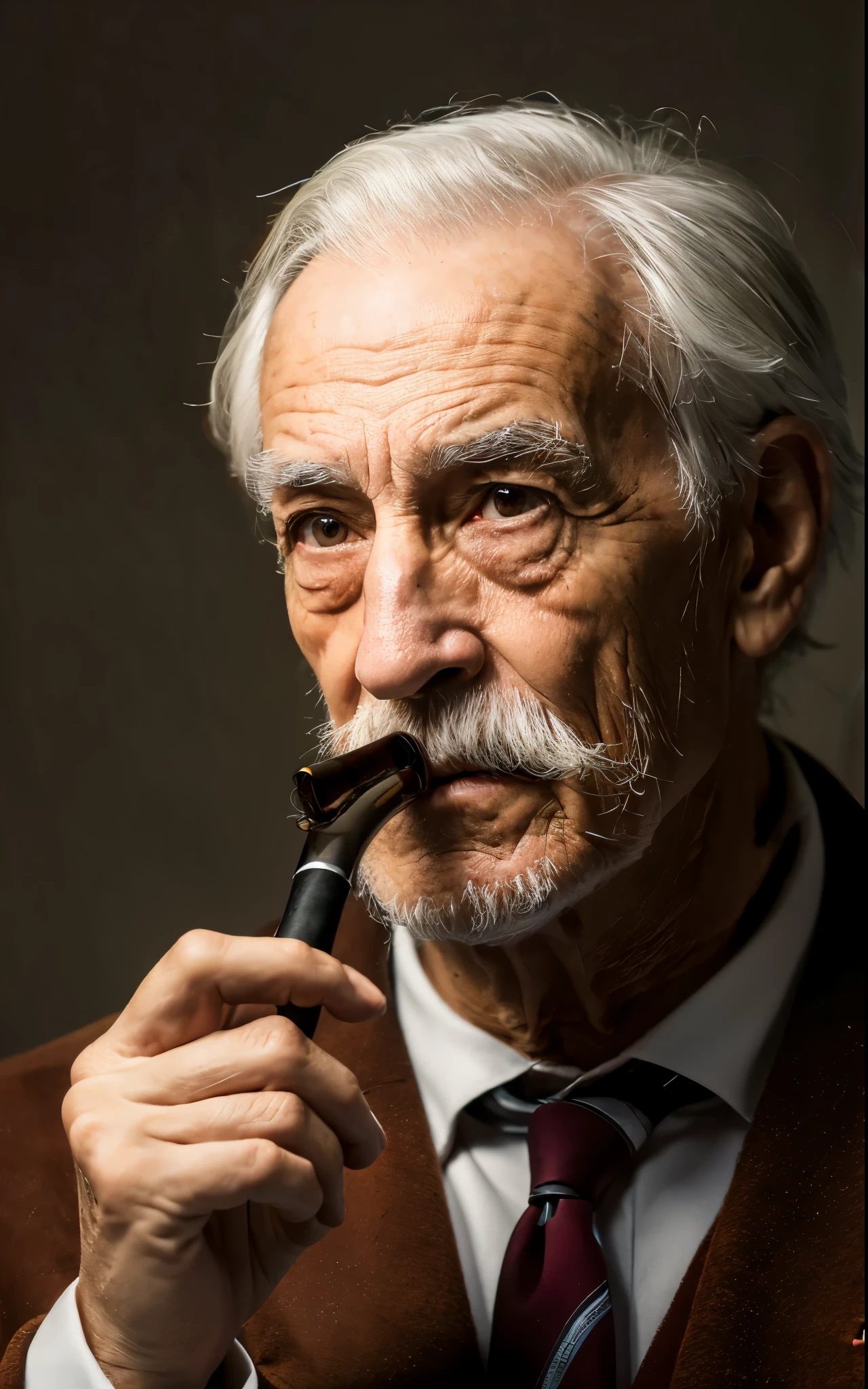 old man with a pipe