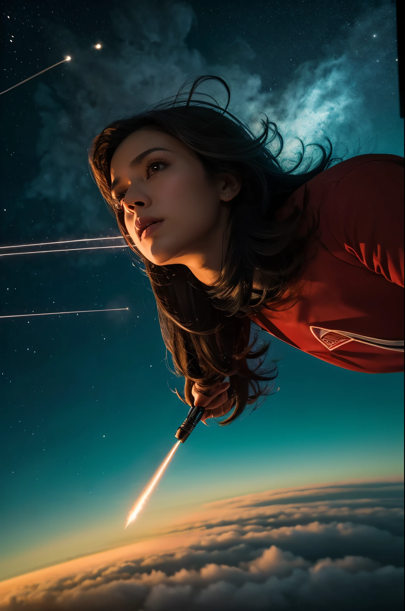 Olhe para a perspectiva,(arte digital:1.3)(um desenho:1.1)Octane torna um terreno baldio,Whirlwind of thick clouds,air pollution,Flying machines in the sky fierce battle,erva daninha,Casas dilapidadas,caminho de cascalho,sunset,cor vermelho escuro,((Uma garota com uniforme de combate ficou na frente do mecha gravemente danificado e quebrado)),((The girl's long, messy hair flowed,sangue,decote em close)),(teimoso),(Firme),(manchas de sangue nos cantos da boca),(Messy long hair flying),(((O mech estava respingado de sangue))),(Marte respingos),((Mech da parte superior do corpo quebrado,Fragmentos de mecha descartados)),(Fios expostos),((Mecha is depicted finely)),(((superfino))),shot in 8k resolution,petrol liquid,luz do fogo,Missiles crossed the sky,erva daninhas,caminho de cascalho,explosions,arte inicial,((Dynamic speed lines:1.2)),Litografia em detalhes intrincados,dong(light particles:1.2),(conceito de jogo:1.3),(profundidade de campos:1.3),global illumination,rico em detalhes,trends on artstation,epic shot,cinematic lighting