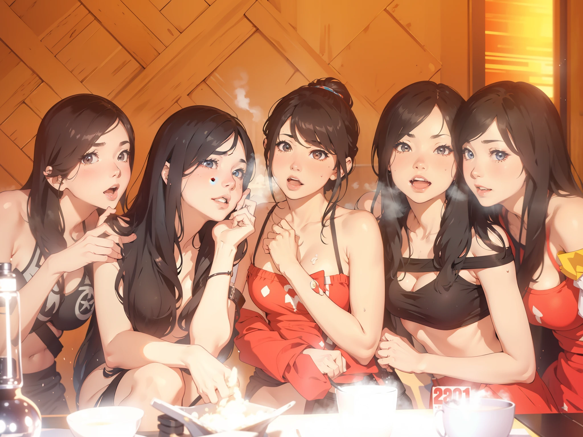 (extremely detailed CG unity 8k wallpaper), (masterpiece), (best quality), (ultra-detailed), (best illustration), (best shadow), (absurdres),
BREAK
girl, sweat, steam, medium breast, nsfw, shy, looking at viewer,