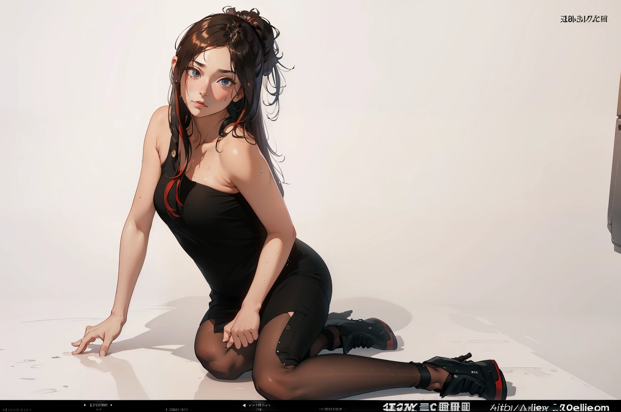 (extremely detailed CG unity 8k wallpaper), (masterpiece), (best quality), (ultra-detailed), (best illustration), (best shadow), (absurdres),
BREAK
girl, sweat, steam, medium breast, nsfw, shy, looking at viewer,