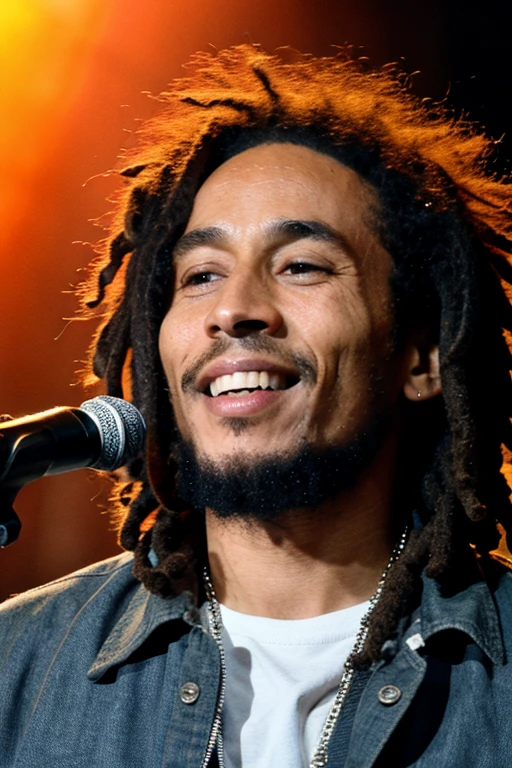 bob marley avec micro