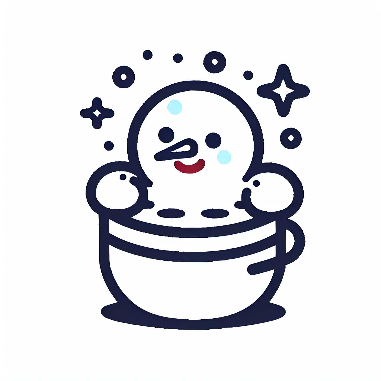 simple、line drawing