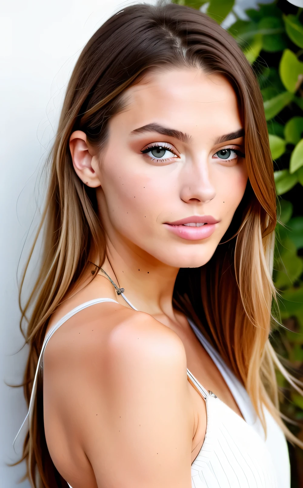 Top model luxe grande beauté naturelle de type méditerranéenne 