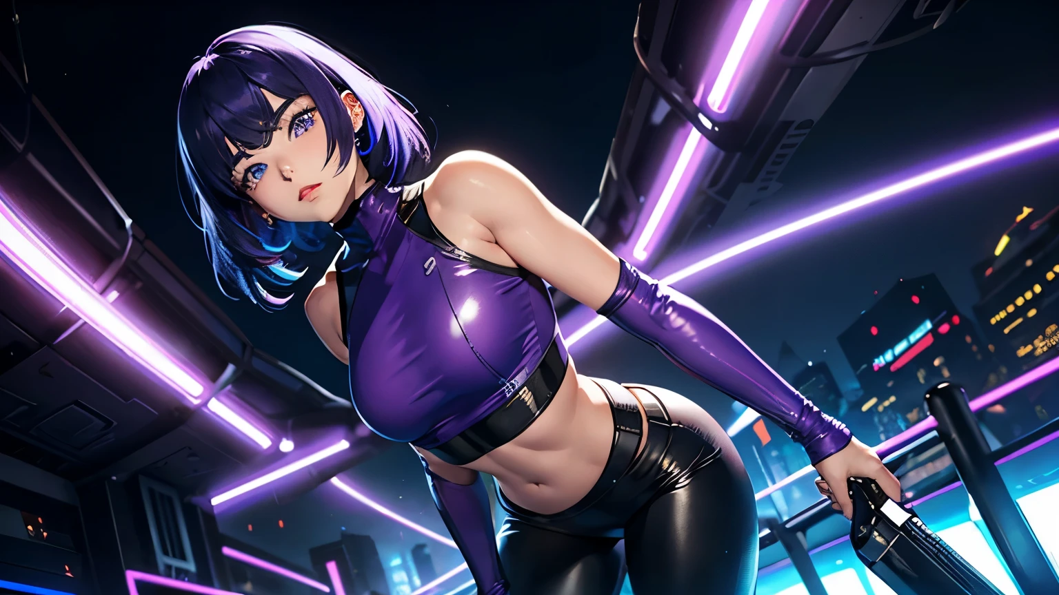 Sexy outfit Two Women Lesbian up anime