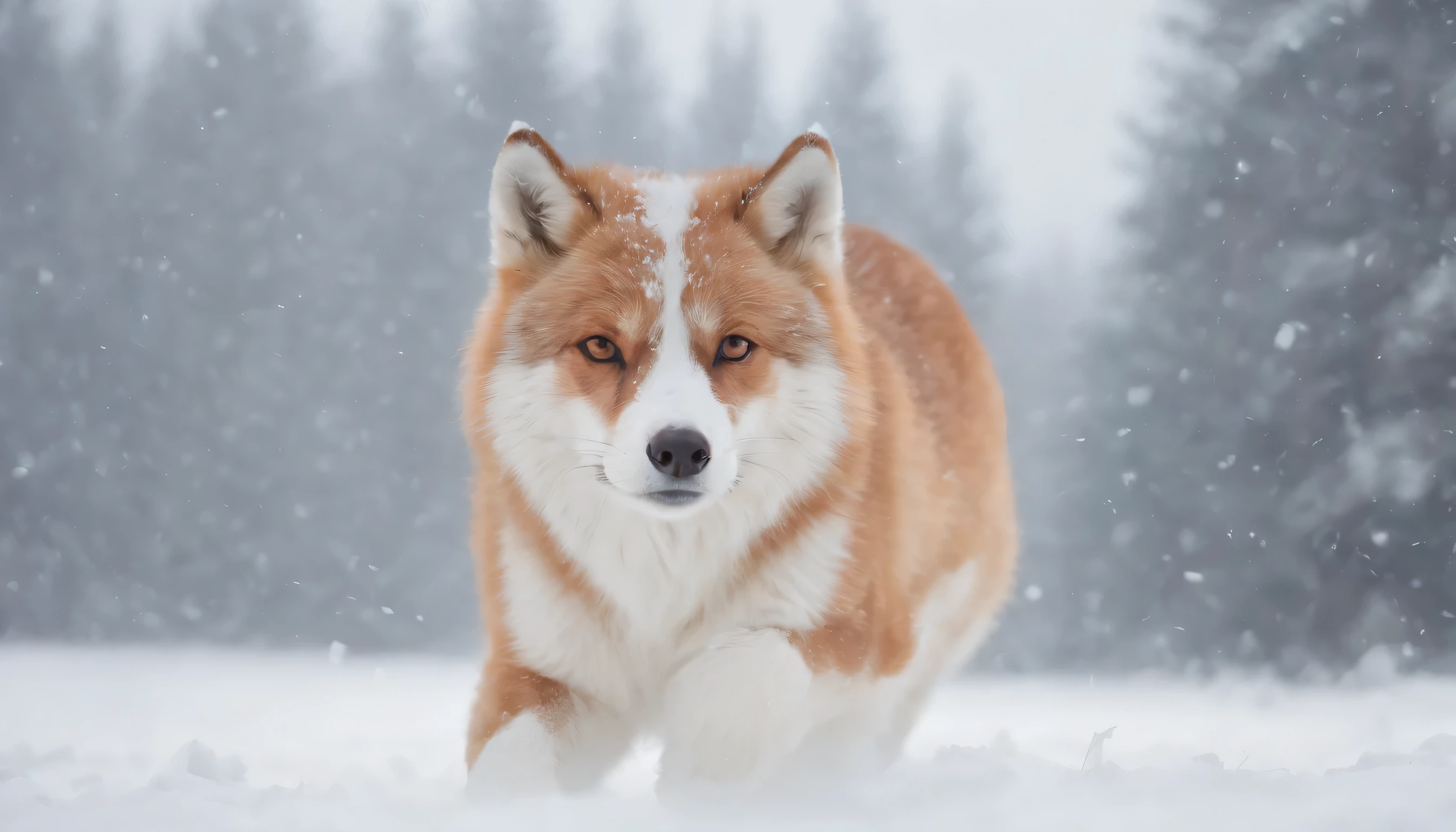 (Highly detailed CG Unity 8K wallpaper、masterpiece、highest quality、Super detailed)、(best lighting、best shadow、very delicate and beautiful)、highest quality、8K、Detailed facial depiction、masterpiece、highest quality、clear image quality、Photo of snowy scenery seen from the window