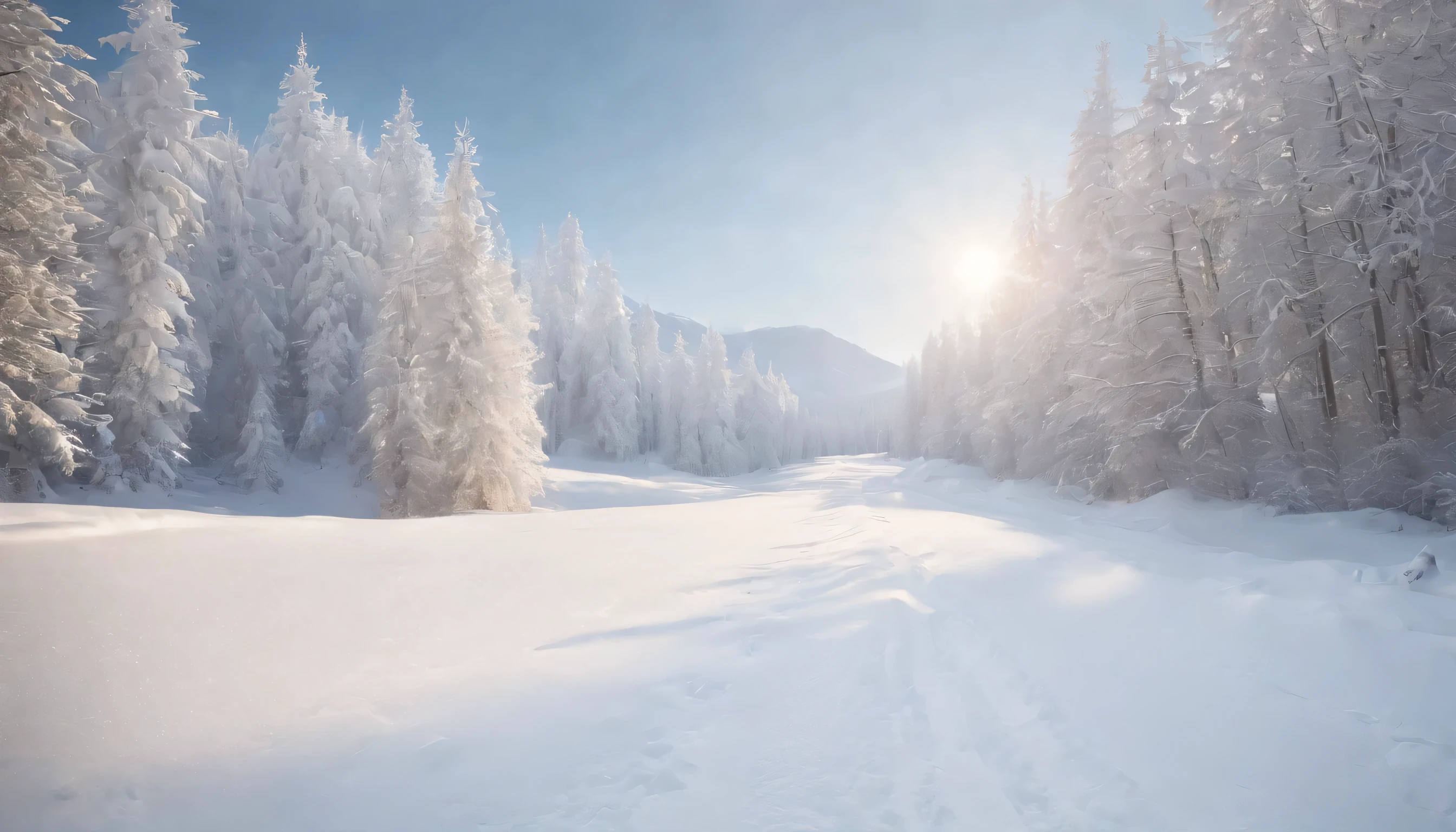 (Highly detailed CG Unity 8K wallpaper、masterpiece、highest quality、Super detailed)、(best lighting、best shadow、very delicate and beautiful)、highest quality、8K、Detailed facial depiction、masterpiece、highest quality、clear image quality、Photo of snowy scenery seen from the window