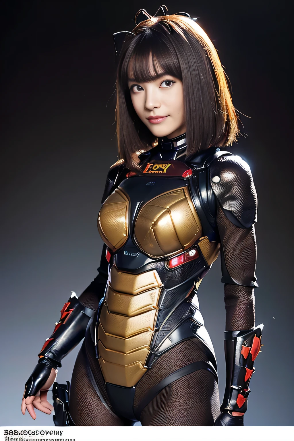 (High resolution,masterpiece,highest quality,Very detailed CG, anime, official art:1.4), realistic, photograph, amazing detail, all complicated, luster and luster,great many layers, 8k wallpaper, 3D, sketch, cute, figure,( alone:1.4), perfect female proportions,villain&#39;s daughter, (Fusion of dark brown cockroach and lady:1.4), (brown cockroach form lady:1.2), (brown cockroach woman:1.2), (Fusion:1.2), (alone:1.4), (evil smile:1.2), muscular, abs, (Cockroach brown exoskeleton bio insect suit:1.4), (Cockroach brown exoskeleton bio insect armor:1.2), (brown transparent cockroach feathers:1.4), (brown cockroach antenna:1.3),