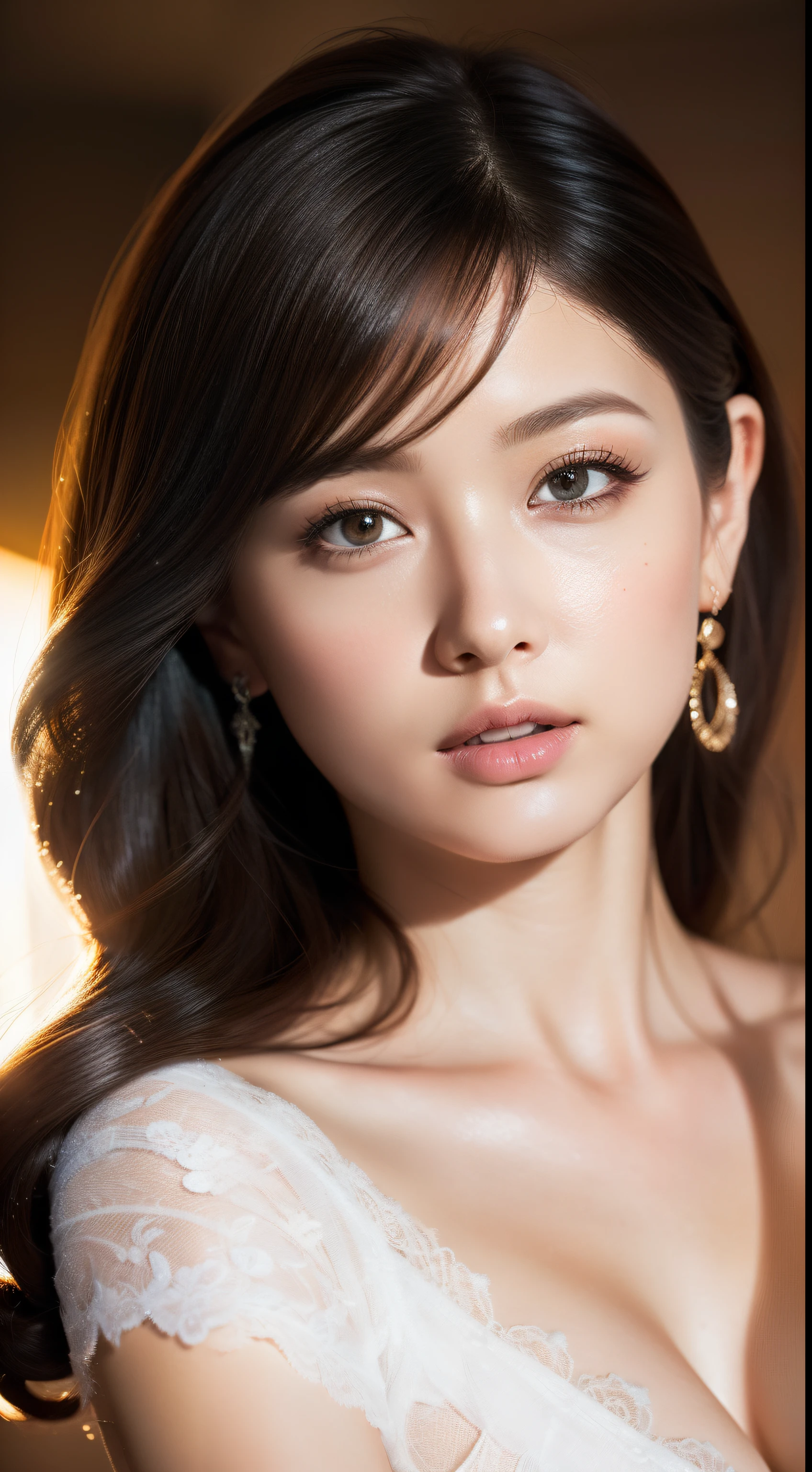 highest quality, super real, Photoreal, award-winning illustrations, (intricate details:1.2), (delicate details), (intricate details), masterpiece, (movie light, highest qualityのバックライト), sharp lines, sharp focus, official art, unity 8k wallpaper, absurd, incredibly absurd, huge file size, super detailed, High resolution, very detailed, very delicate and beautiful, Raw photo, professional lighting, dynamic lighting, shine light on the face, Depth of bounds written, solo focus, huge tit:1.7