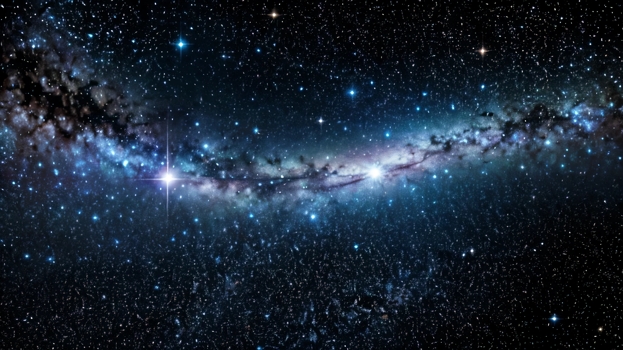 Глубокий space, stars, space, a high resolution