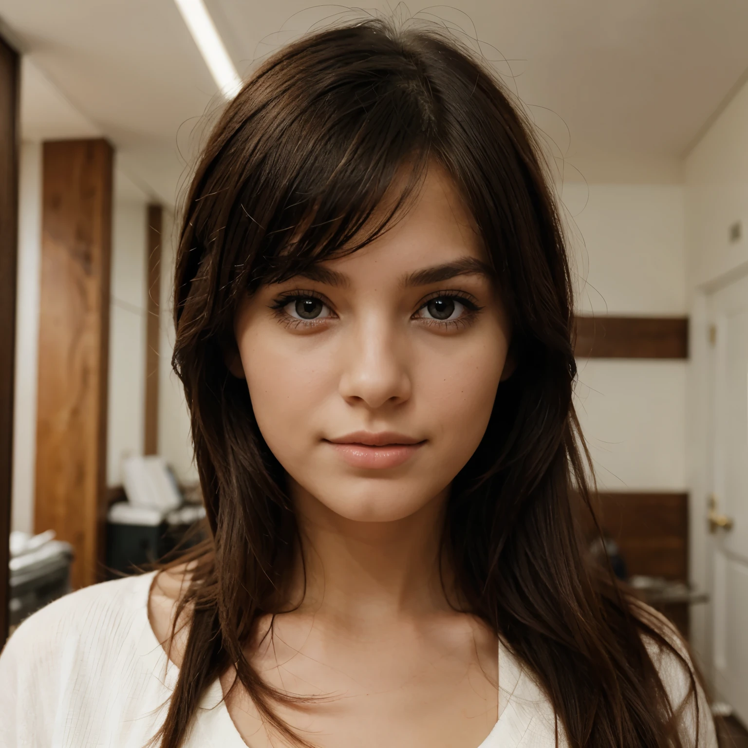 Beautiful girl. Huge visible