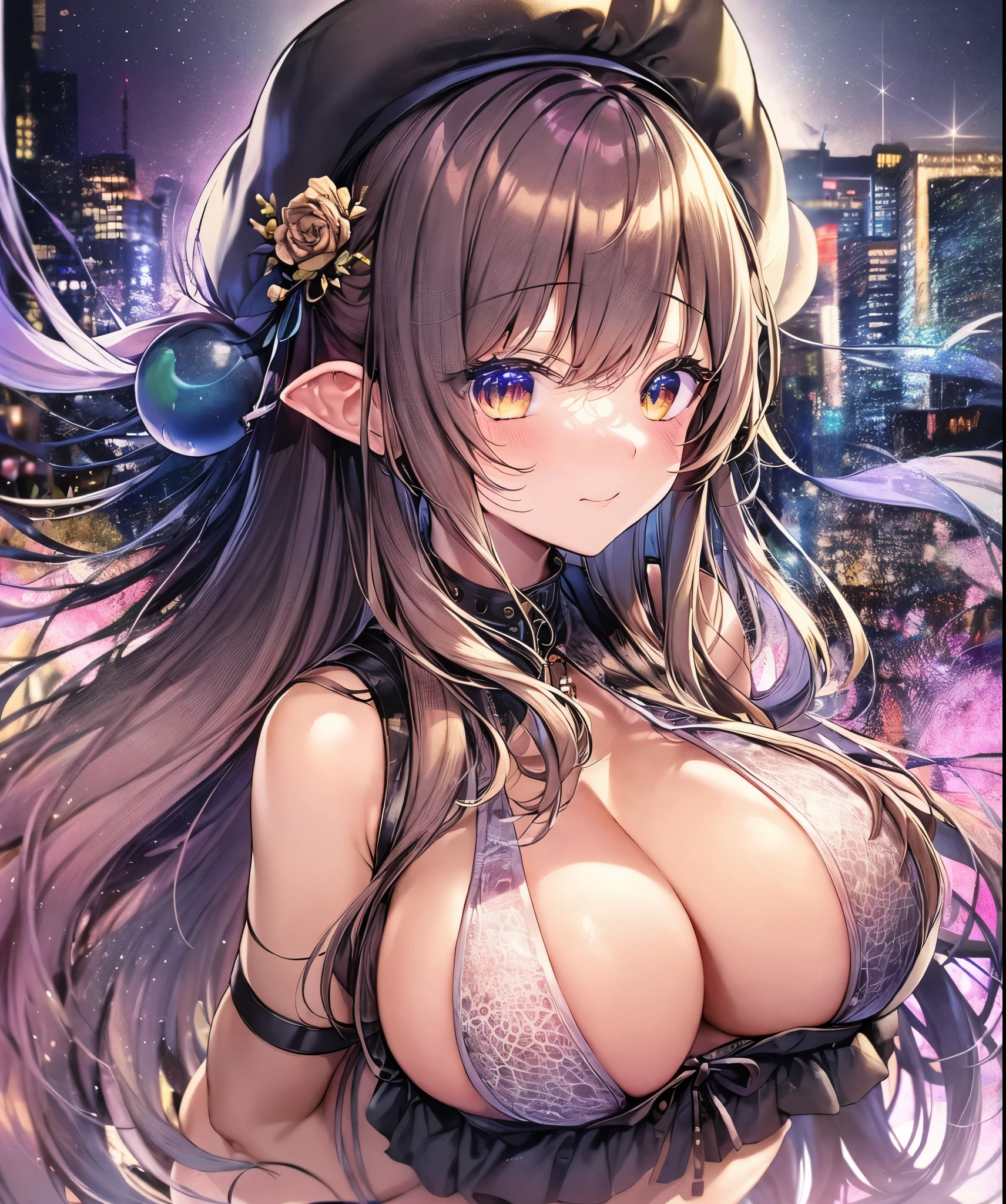 Anime girl in bikini and Santa hat with a gun., oppai, proporciones de oppai, oppai ciberpunk,ecchi, estilo manga en blanco y negro, con pechos grandes, estilo manga detallado,arte manga