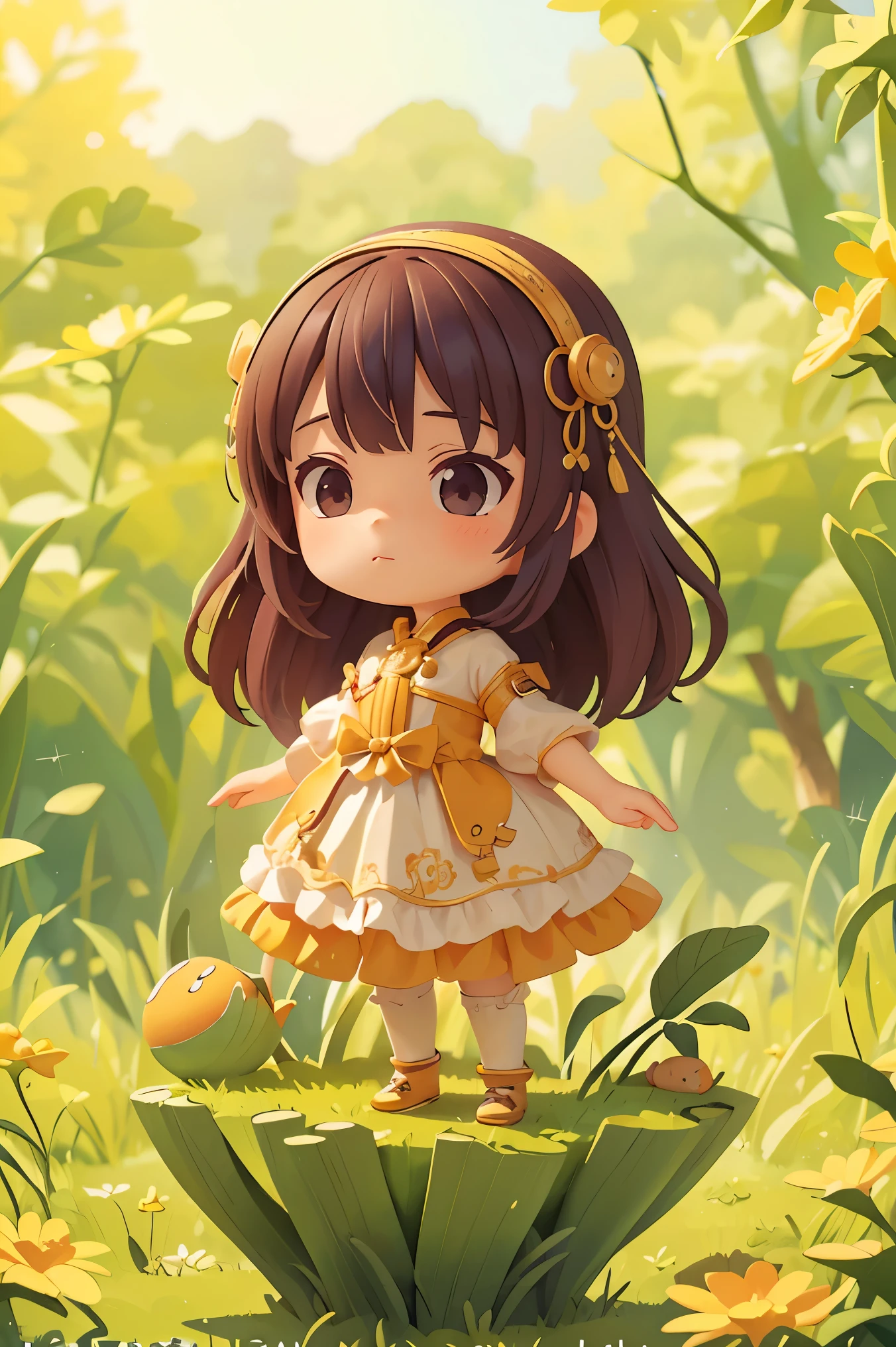 (masterpiece, top quality, best quality, official art, Beautiful and beautiful:1.2),(1 girl),Extremely detailed,(fractal art:1.3),rich and colorful,most detailed,chibi,whole body,