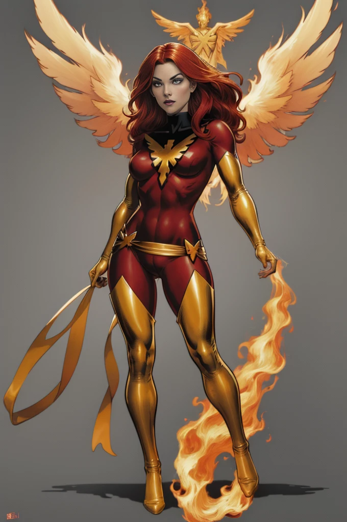 (((full body photo))) (high resolution, best quality:1.2),
foco facial, monocromatic, Arte Digital, jean grey Phoenix  from X-Men, arte linear. Contornos em tinta