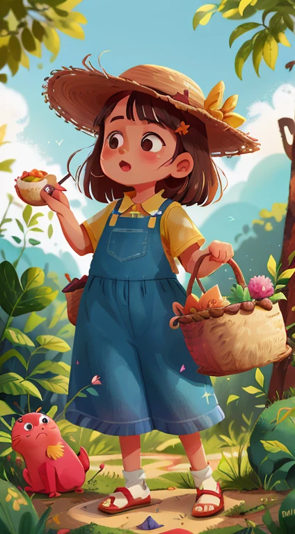 Beautiful beautiful girl lowers her head，curvado，Tea harvest，There must be tea in the basket,with a straw hat，Carregando a cesta traseira，3D, fatia, melhor qualidade at best，qualidade perfeita,dark hair，foco claro（desordem - casa：0.8）， （obra-prima：1.2） （realisticamente：1.2） （Bokeh） （melhor qualidade） （pele delicada：1.3） （Detalhes complicados） （8k） （Crisp detailed eyeocus）,（se divertindo）