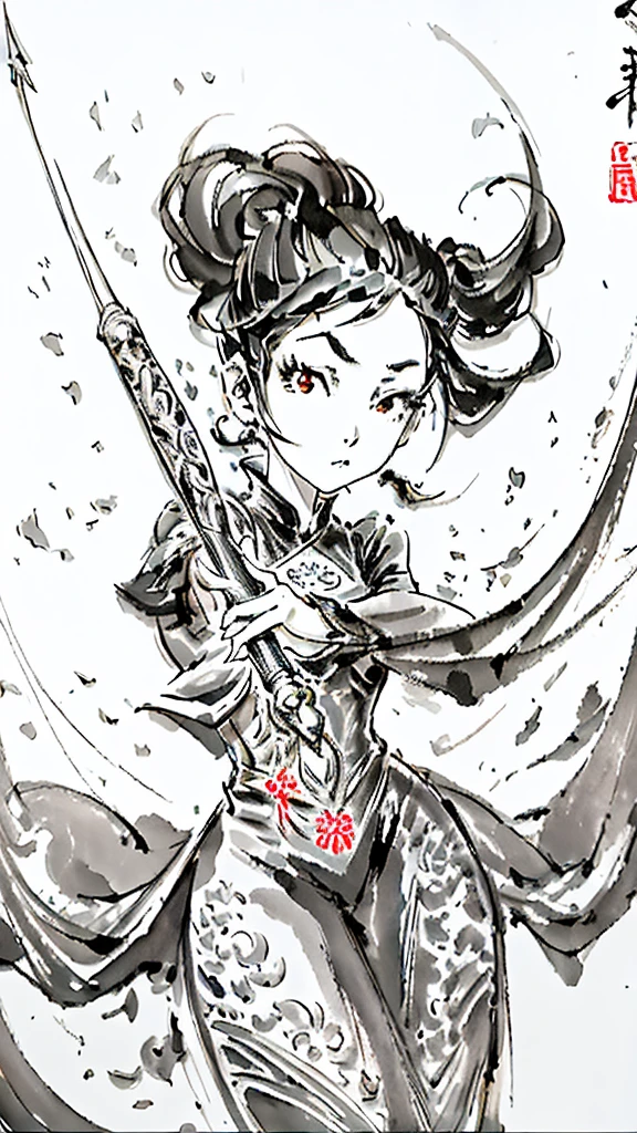 (best quality,4k,8k,highres,masterpiece:1.2),ultra-detailed,(realistic,photorealistic,photo-realistic:1.37),pen and ink,ink style figure,line drawing,expressive strokes,detailed cross-hatching,black and white,contrasting shadows and highlights,skilled ink work,vivid contrast,elegant composition,striking lines,finely textured,ink on paper,classic artwork,traditional technique,impressive details,powerful visual impact,meticulous precision,contemporary interpretation,fine art,pure simplicity,subtle shading,immersive experience,skilled craftsmanship,sophisticated simplicity,graceful and fluid lines,artistic expressiveness,rich textures and tones,haunting beauty,nuanced rendering,mesmerizing artwork,symbolic representation,stylistic elegance,masterful execution,intricate linework,authentic touch,ethereal atmosphere,stunning visual narrative,dramatic composition,poetic rendering,strikingly beautiful image.