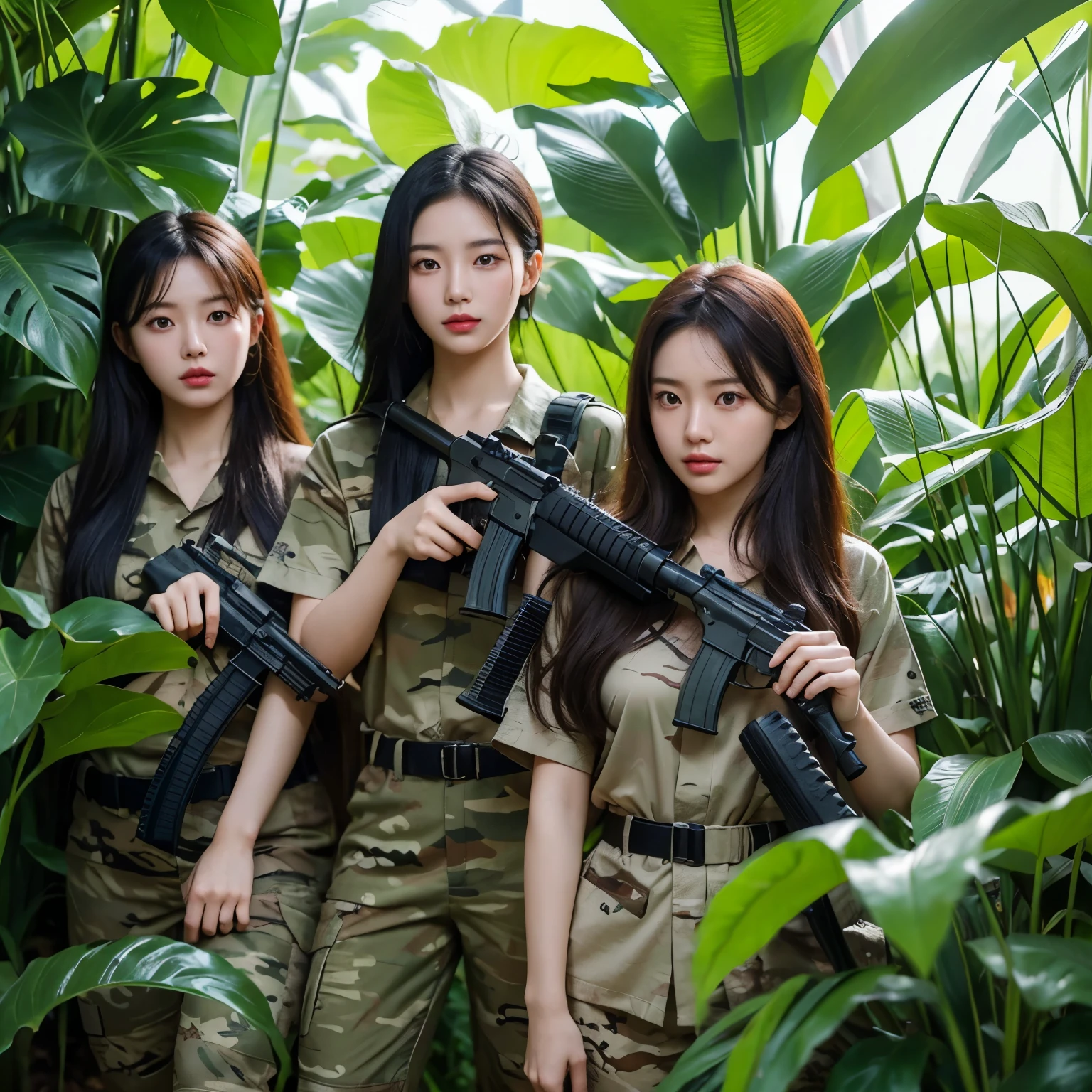 two women in military uniforms sitting on the hood of a car, a portrait by Arthur Sarkissian, shutterstock, dau-al-set, wearing military uniform, wearing a military uniform, wearing military outfit, infantry girls, military pilot clothing, military girl, clothes in military armor, in full military garb, military clothing, miltary, beautiful female soldier
