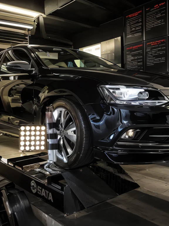 Alafid black car on garage lift, frontal lobe picture, tuning, Altered carbon, 🤬 🤮 💕 🎀, front full, long front end, frontal lobe, black quick, front, High quality scan, wantablakk, fullcar, wantablak, frontal lobe pose, tuning, Panoramic view inside the car