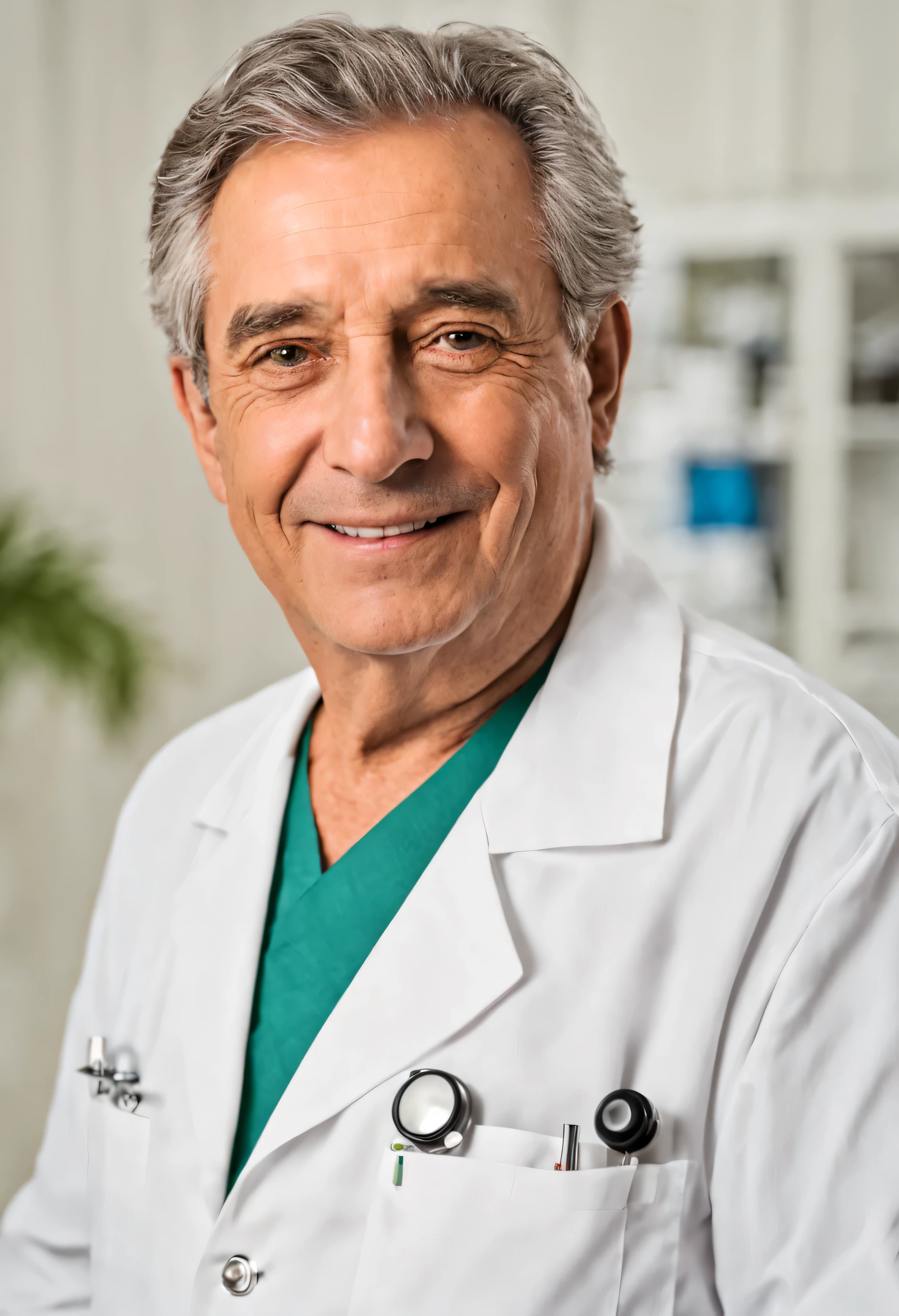 um homem medico de uns 50 e poucos anos