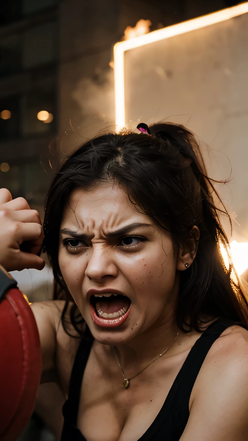 Angry women shouting, rage, annoyed ,angry