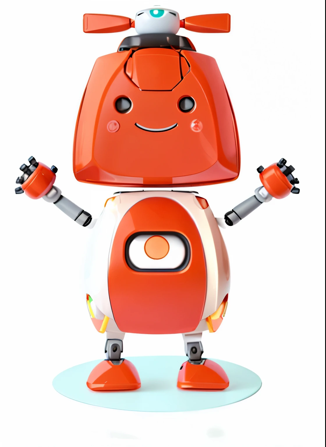 3d cartoon, cartoon robot smiling with arms outstretched and eyes closed, adorable friendly robot, happy robot, cute robot, friendly robot, tintoy characterdesign robot, cute humanoid robot, a robot, very cute robot zen, friendly humanoid robot, toonix character, round robot, robot design, posing robotically, anthropomorphic character, friendly humanoid cyber robot, friendly carrot cyborg