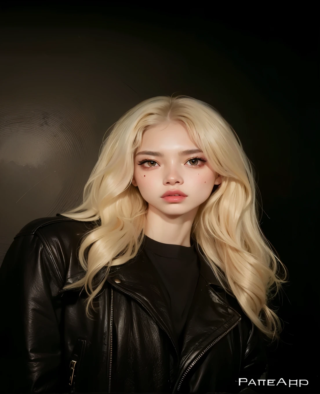 um close de uma mulher loira vestindo uma jaqueta preta, no art style by bowater, kpop idol portrait, Retrato de Jossi do Blackpink, Portrait of female Korean idol, inspirado em Yanjun Cheng, #1 pintura digital de todos os tempos, # 1 pintura digital de todos os tempos, uma garota com cabelo loiro, por Yang J