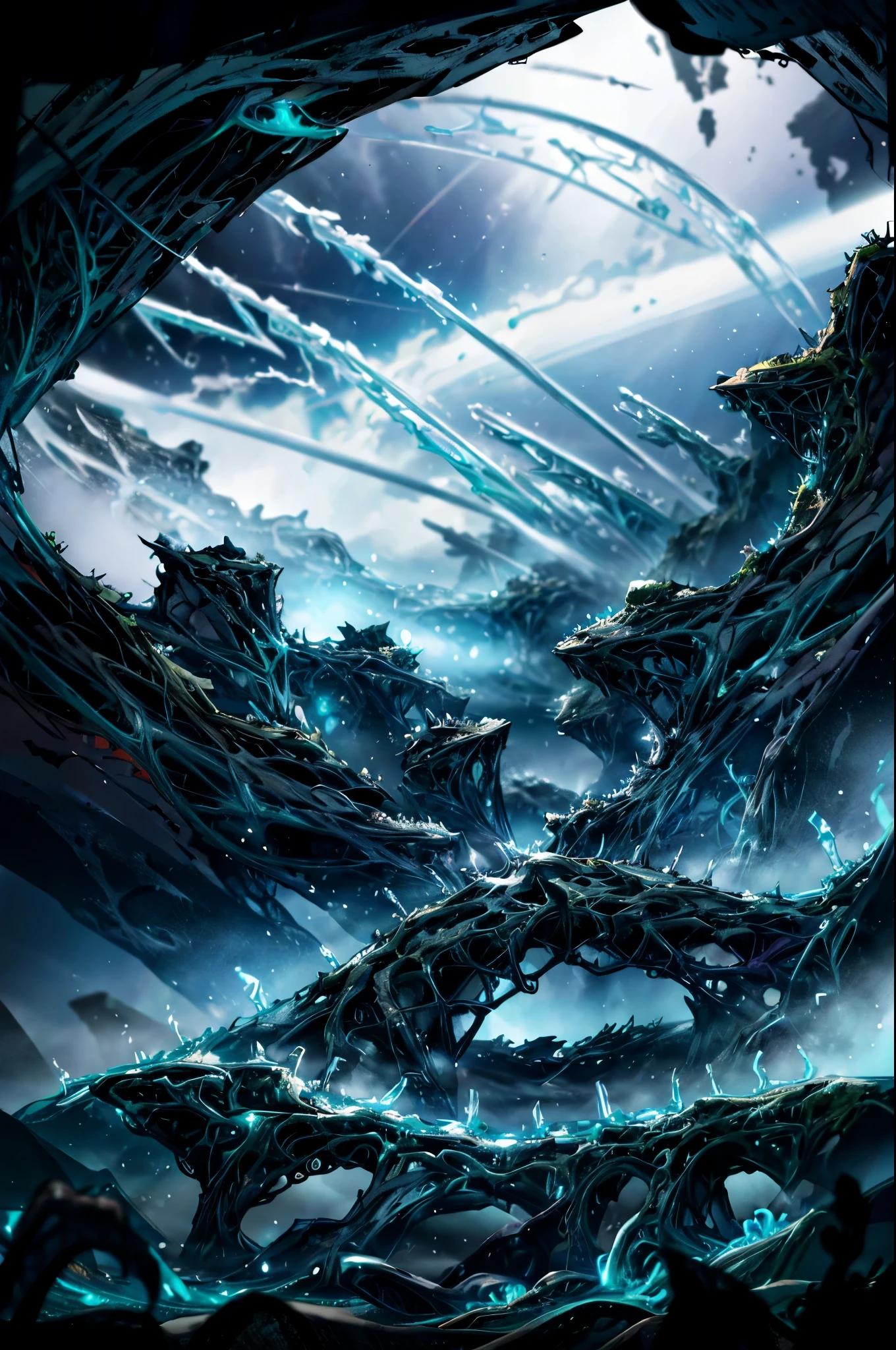 Ultra high resolution storm, Wurmloch, Energieausbruch eines Schwarzen Lochs, schwarz, White, lila