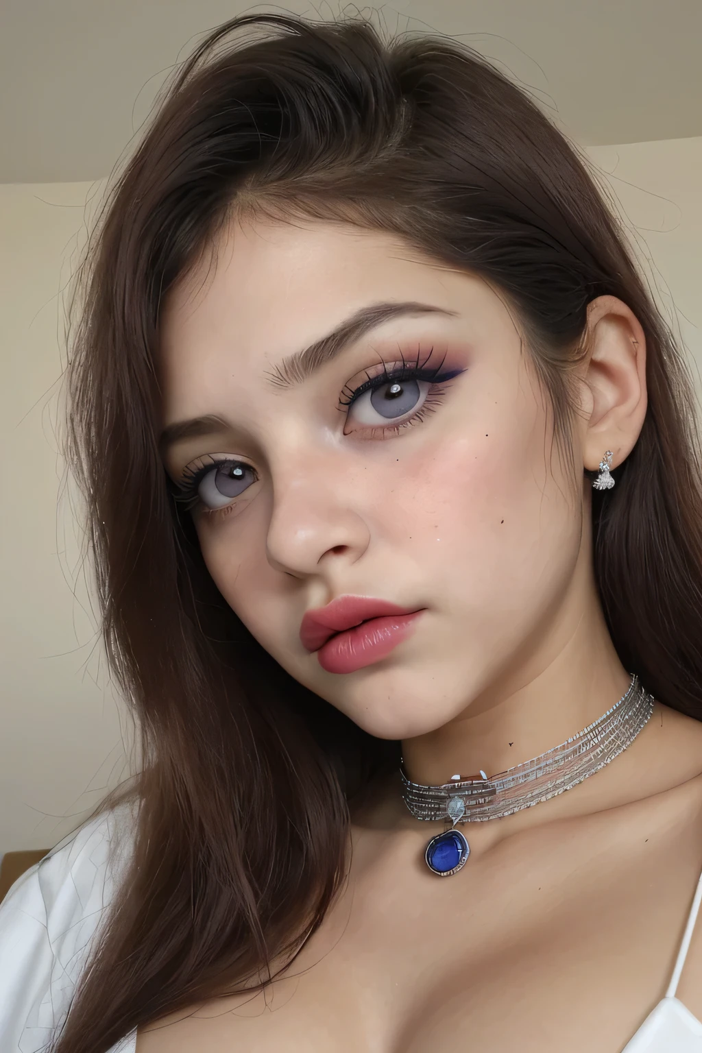 Femenino (()), cabello ((largo, ondulado, Rosa)), ojos ((azul, big ojos)), ropa ((ropa interior estampada)), Accesorios ((A lot, collar de diamantes, cabellopin)), pecho gigantesco, tetas grandes, oppai, casa clasica ((Techo)), cara seductora, escote, Mantones, labios rojos, Maquillaje audaz, Make eye contact with the camera, micro bikini, cleavage,、Los detalles del iris de la pupila son muy sorprendentes、Limbs without breakdowns、Adolescente blanca、Boca naturalmente cerrada、Areola natural、natural 、ojos fijos、cuerpo natural、Slightly baby face、rostro femenino、cuerpo femenino、con cara redonda、a small face、mejillas suaves、Looking at the camera、cuerpo completosbian、Destacamento、Rostro equilibrado、Estrabismo ligeramente interno、